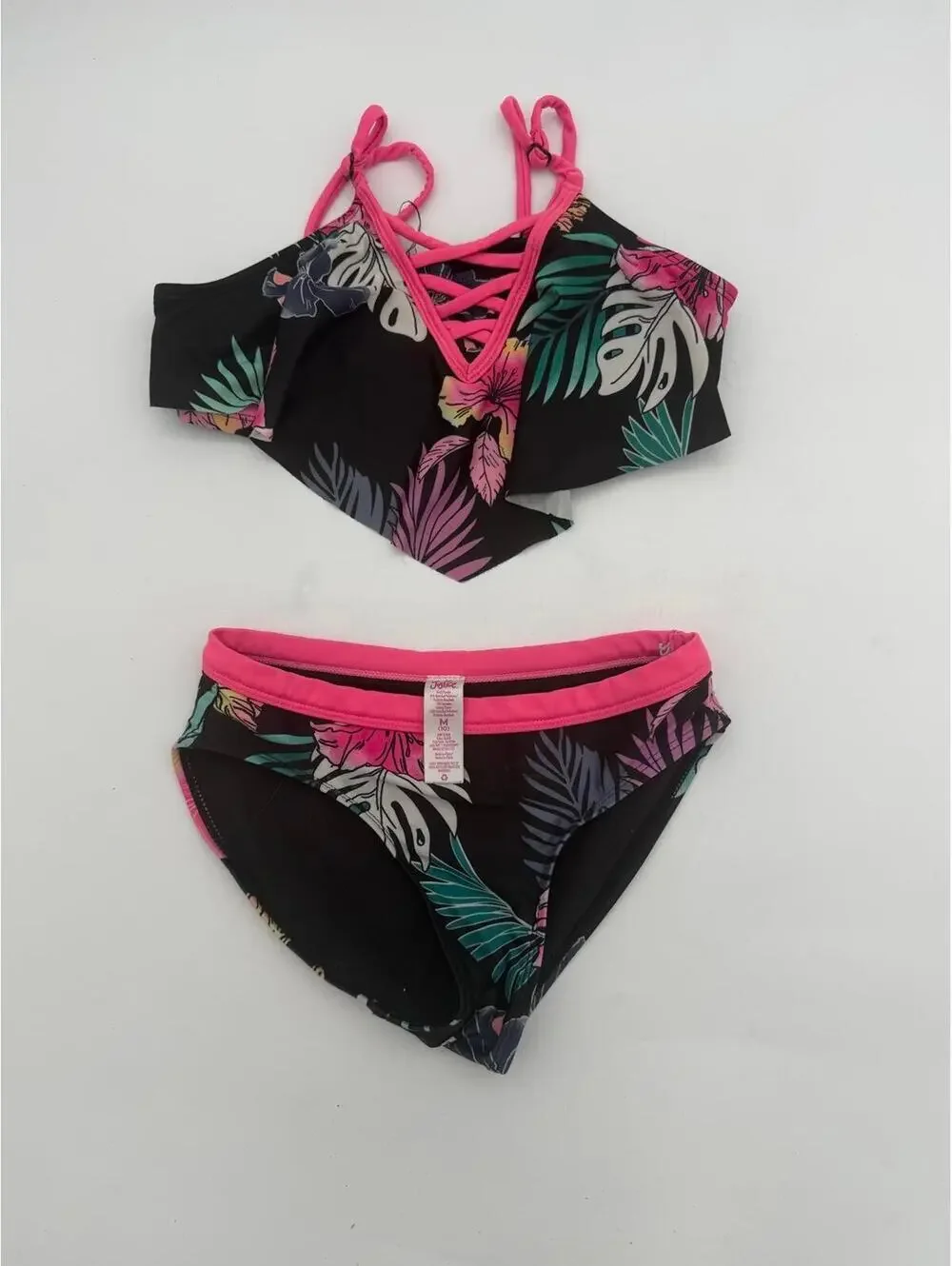 Justice Little Girls Bathing Suit SZ 10